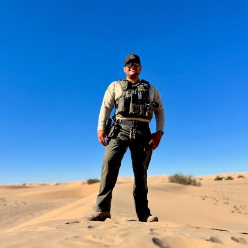 Deputy on the dunes.