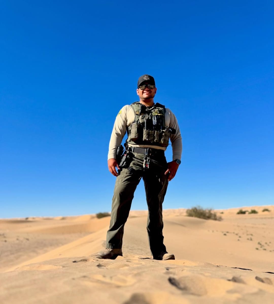 Deputy on the dunes.