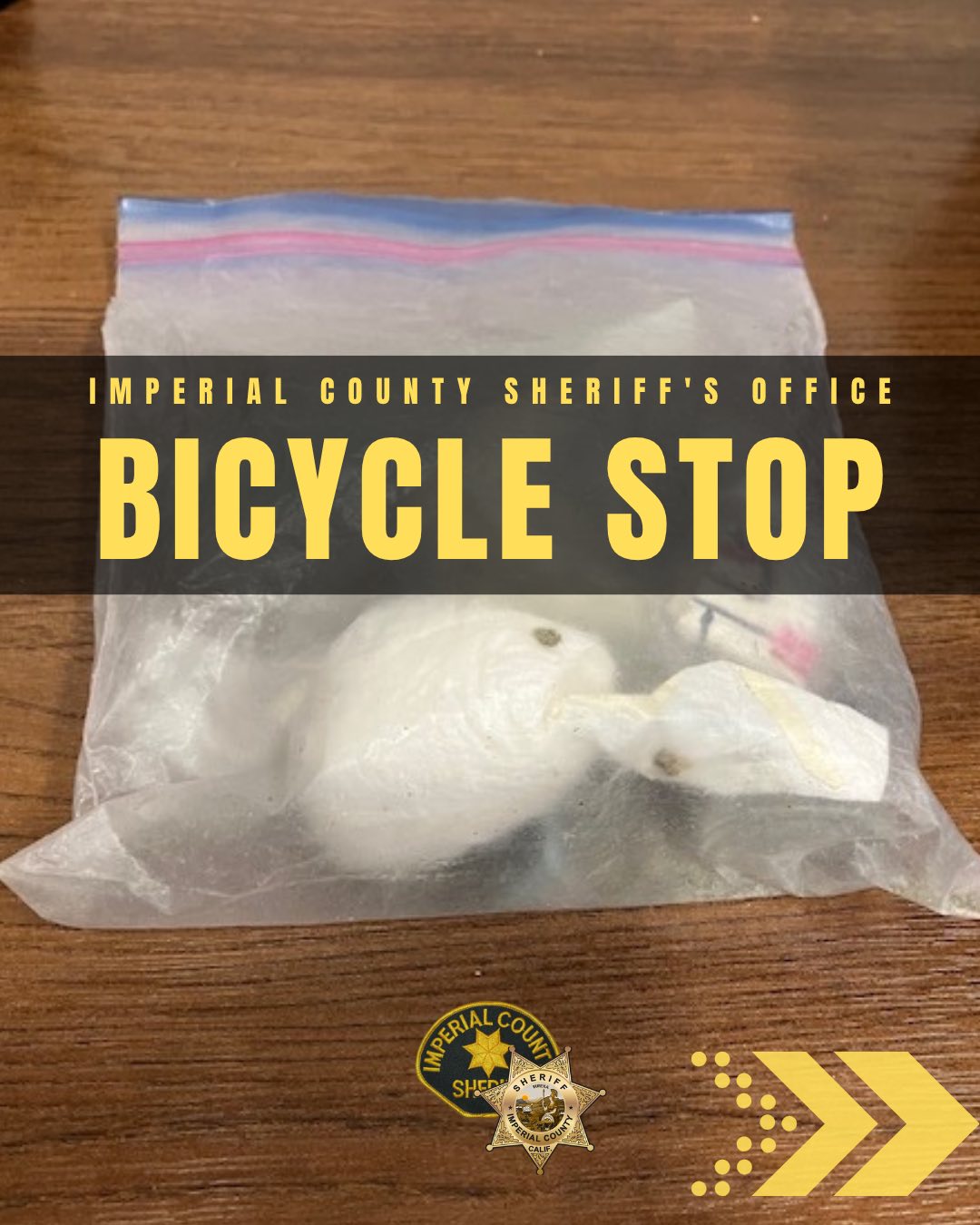 Imperial County Sheriff's Office Bicycle Stop